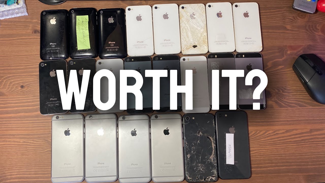 What does £190 of parts only iphones get you (Ebay) 