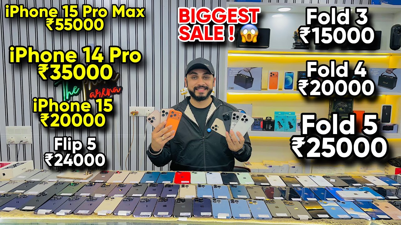 Biggest iPhone Sale Ever 🔥 I Cheapest iPhone Market | Second Hand Mobile | iPhone16 Pro iPhone 17