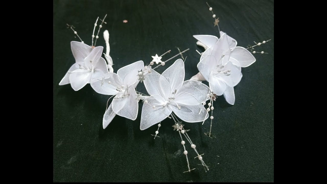How to make Wedding /First Holy Communion /Flower girl Crown/DIY/ simple method