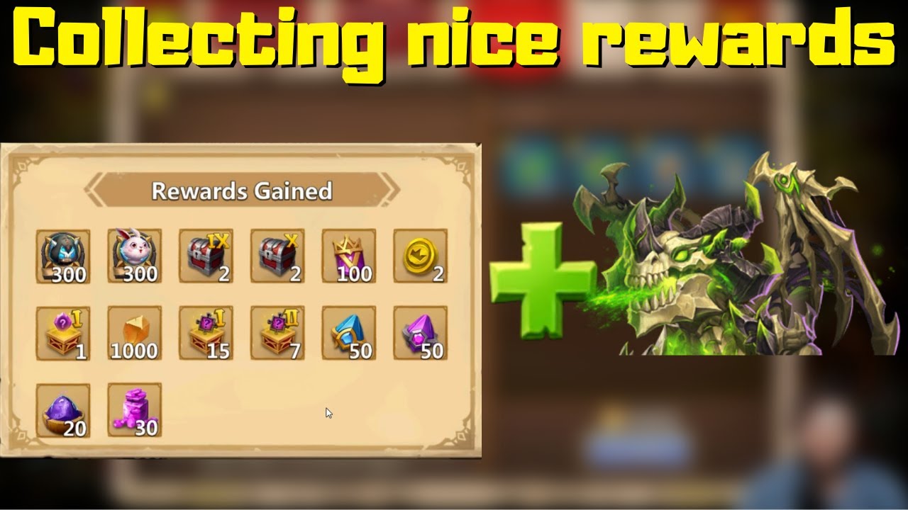Pure Free 2 Play Collecting some nice rewards and almost Skeletica | Castle Clash