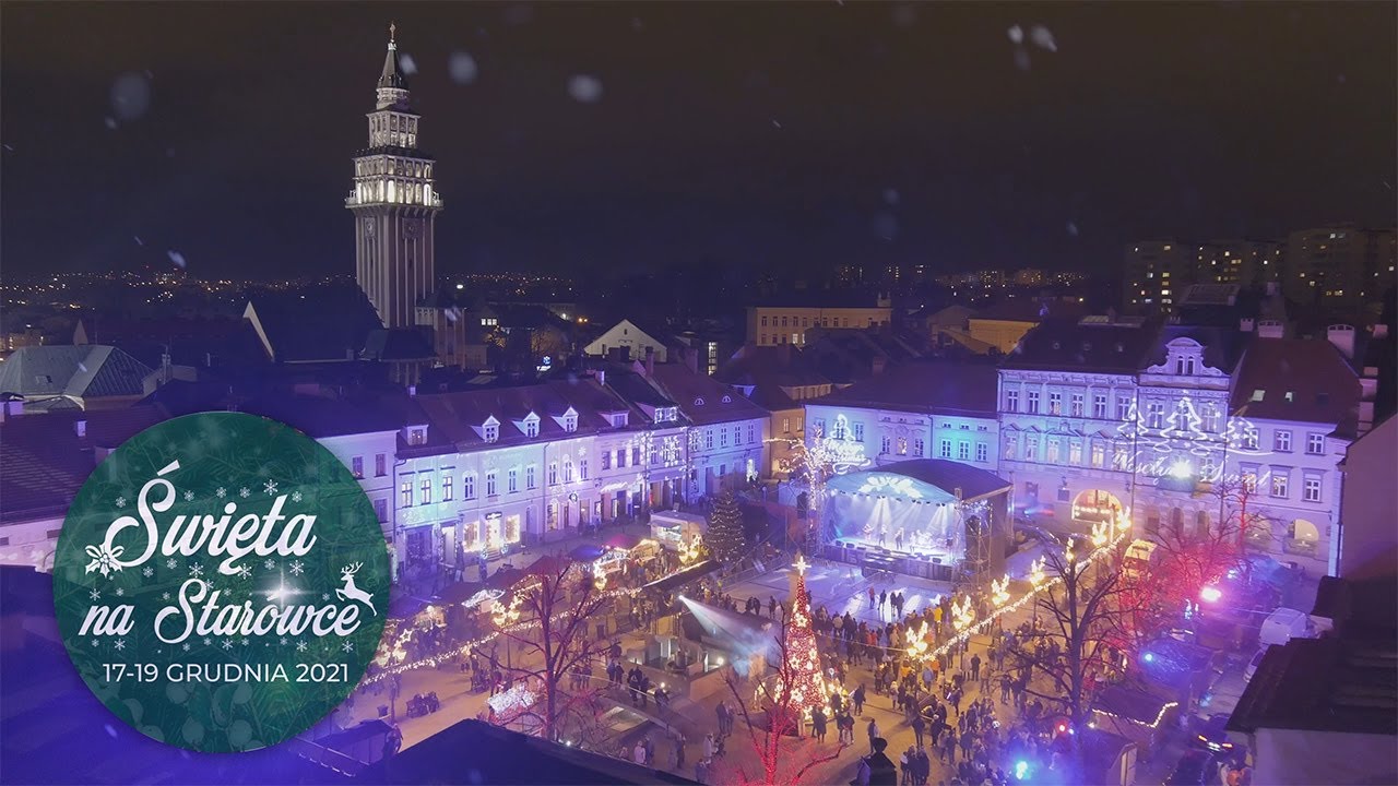 Święta na Starówce 2021 | Bielsko-Biała [4K]