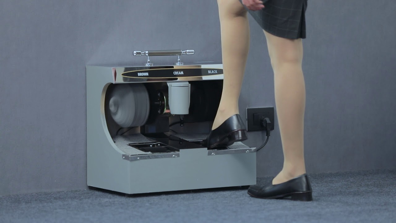 Automatic Shoe Shining Machine with sole cleaner DSPM0007