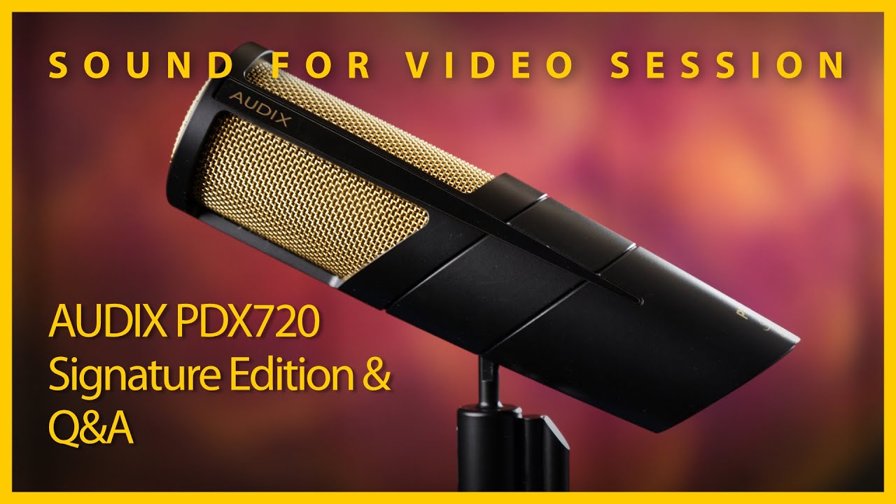 Звук для видеосессии &mdash; AUDIX PDX720 Signature Edition и вопросы и ответы