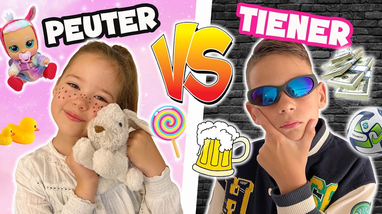 KLEUTER VS TIENER !! (SKETCH!!) - De Bakkertjes #820
