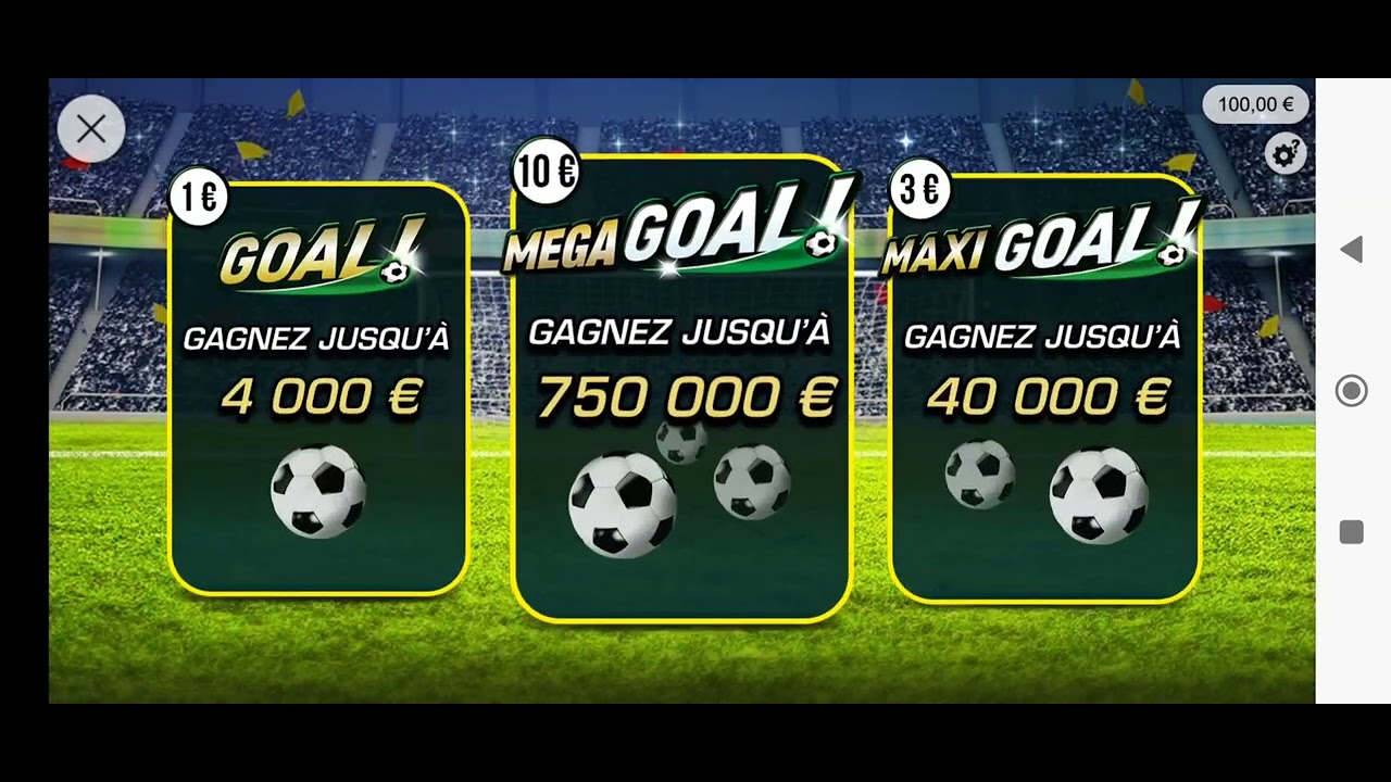 vidéo EXCEPTIONNELLE de méga goal sur fdj en ligne