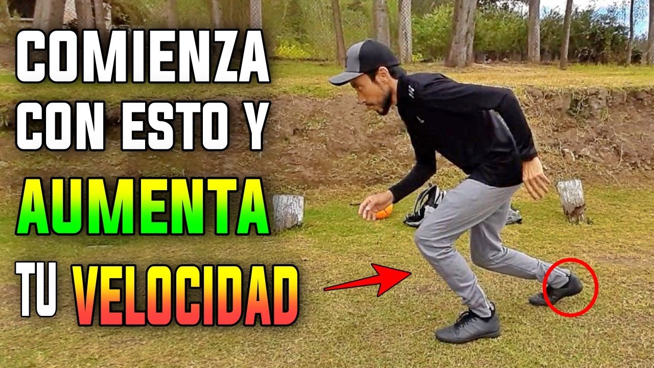 ️⚽️ COMO AUMENTAR TU VELOCIDAD EN EL FUTBOL - 5 Ejercicios para MEJORAR LA VELOCIDAD - Principiantes