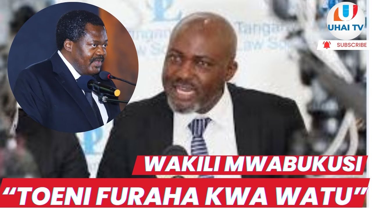 MWABUKUSI ATEMA CHECHE MBELE YA DKT. NCHIMBI