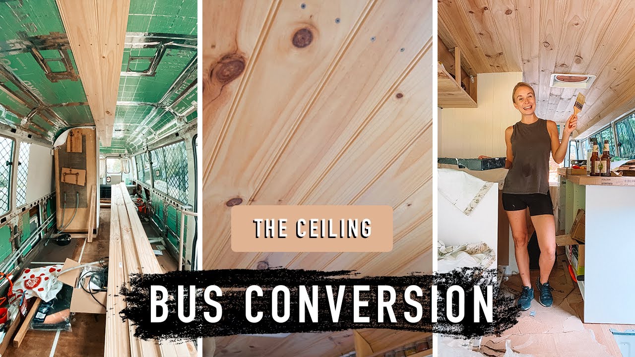BUS BUILD: Shiplap Panel Timber CEILING. Everything you need to know. Toyota Coaster Conversion
