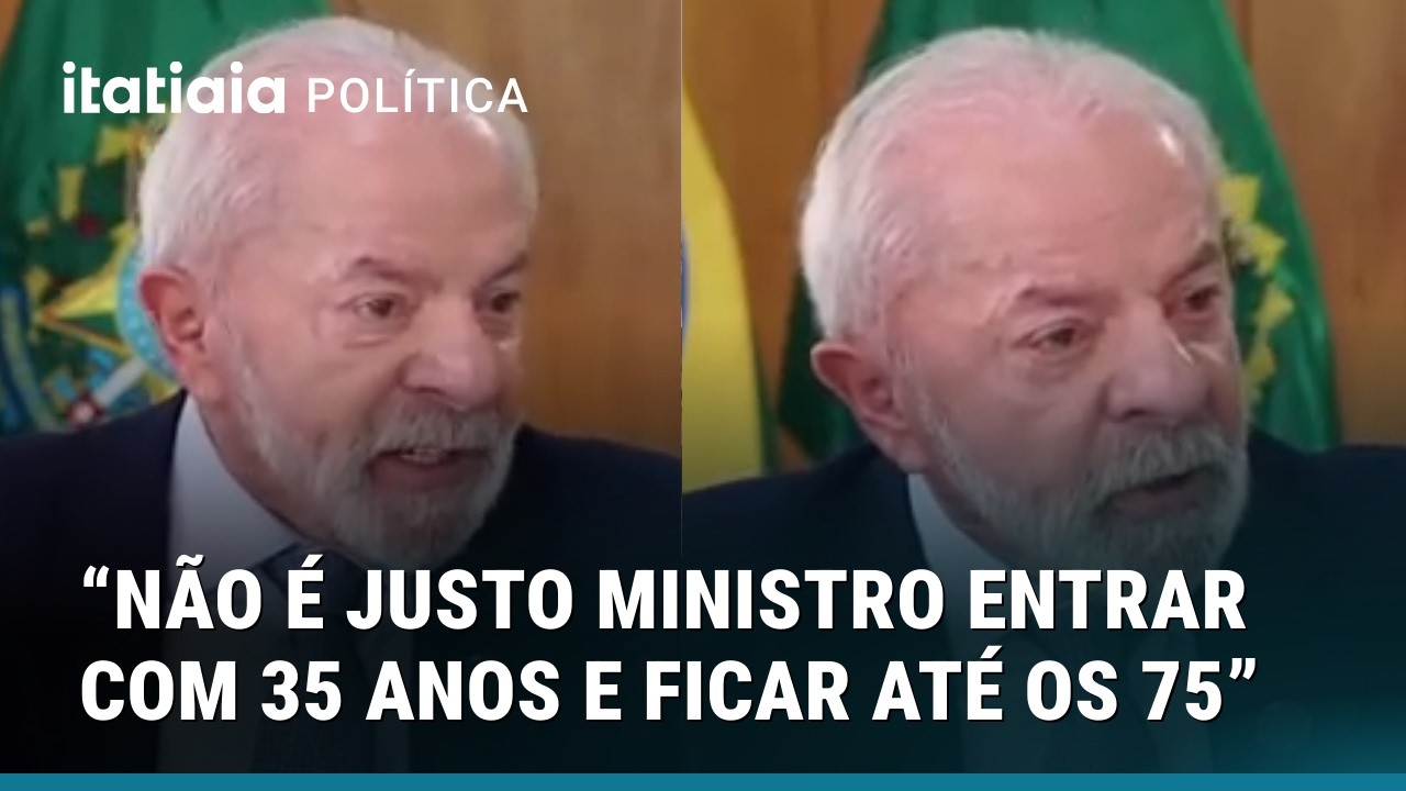 LULA FALA SOBRE TEMPO DE MANDATO DE MINISTROS DO STF