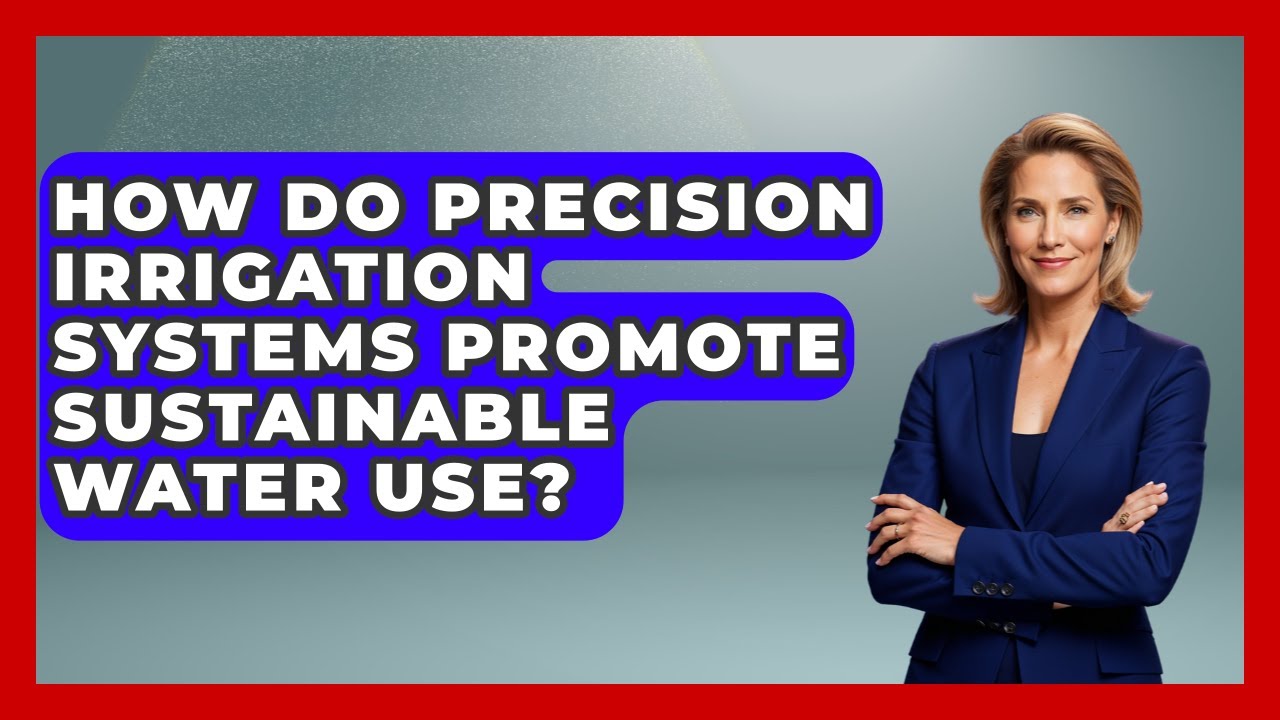 How Do Precision Irrigation Systems Promote Sustainable Water Use? | Water Science For Everyone News