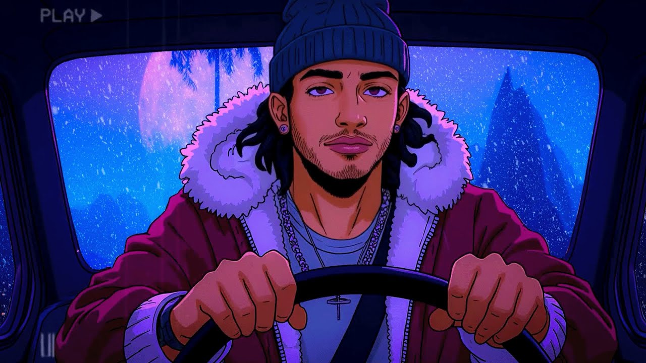 Chillhop Night 🌃 Instrumental Lo-fi HipHop | Jazzy Beats & Snowfall Ambience for Work, Study