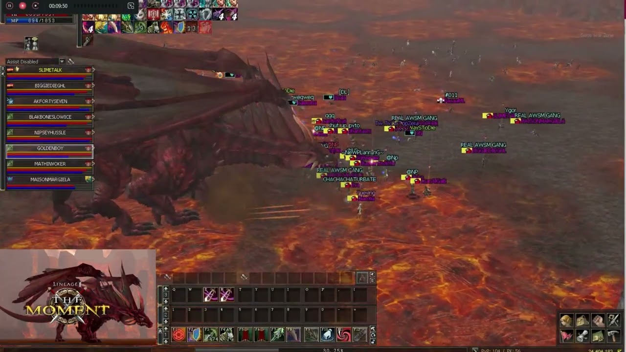 @AWSM GANG first valakas   L2 The Moment x20