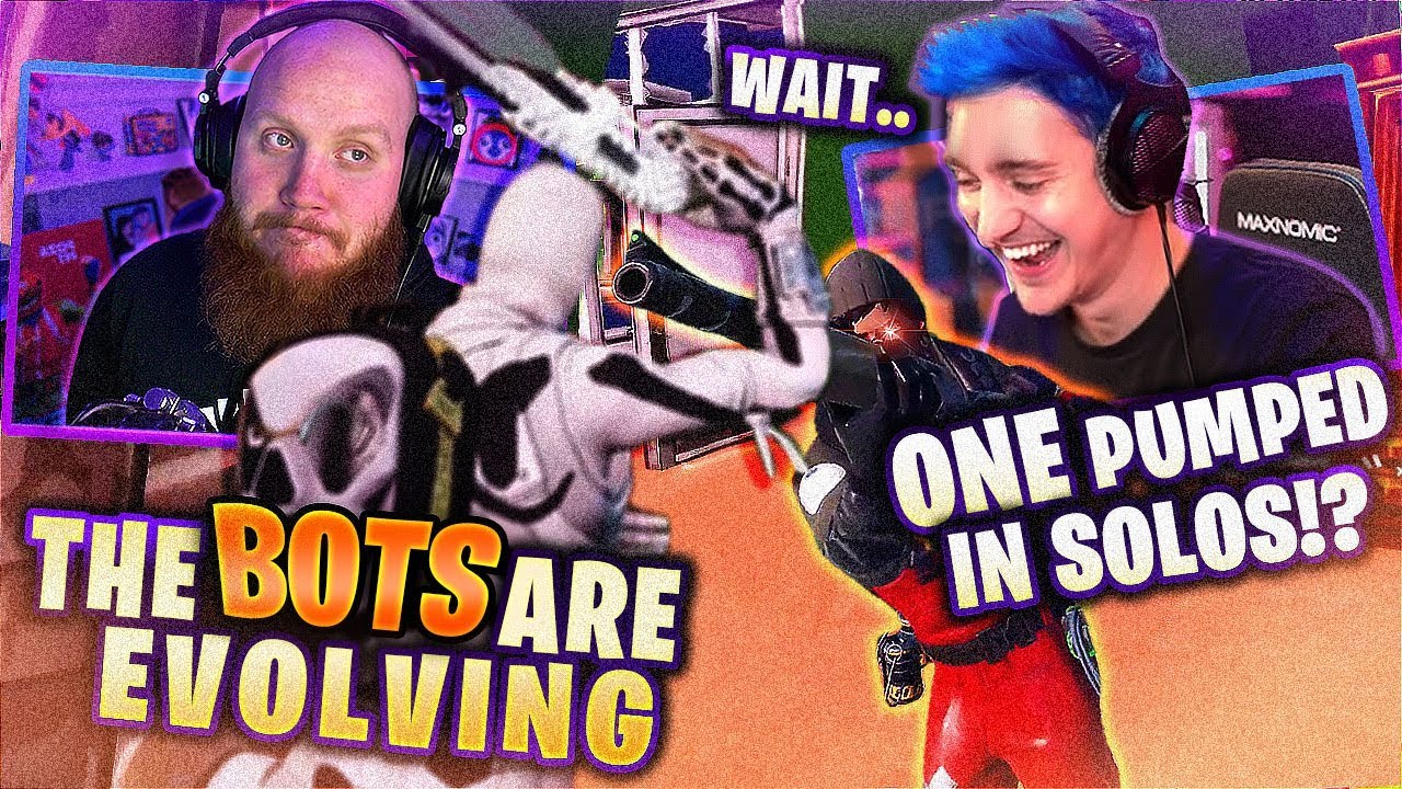 THE FORTNITE BOTS HAVE EVOLVED! FT. NINJA, ACTIONJAXON, TREVOR MAY, REVERSE2K & MONSTCR