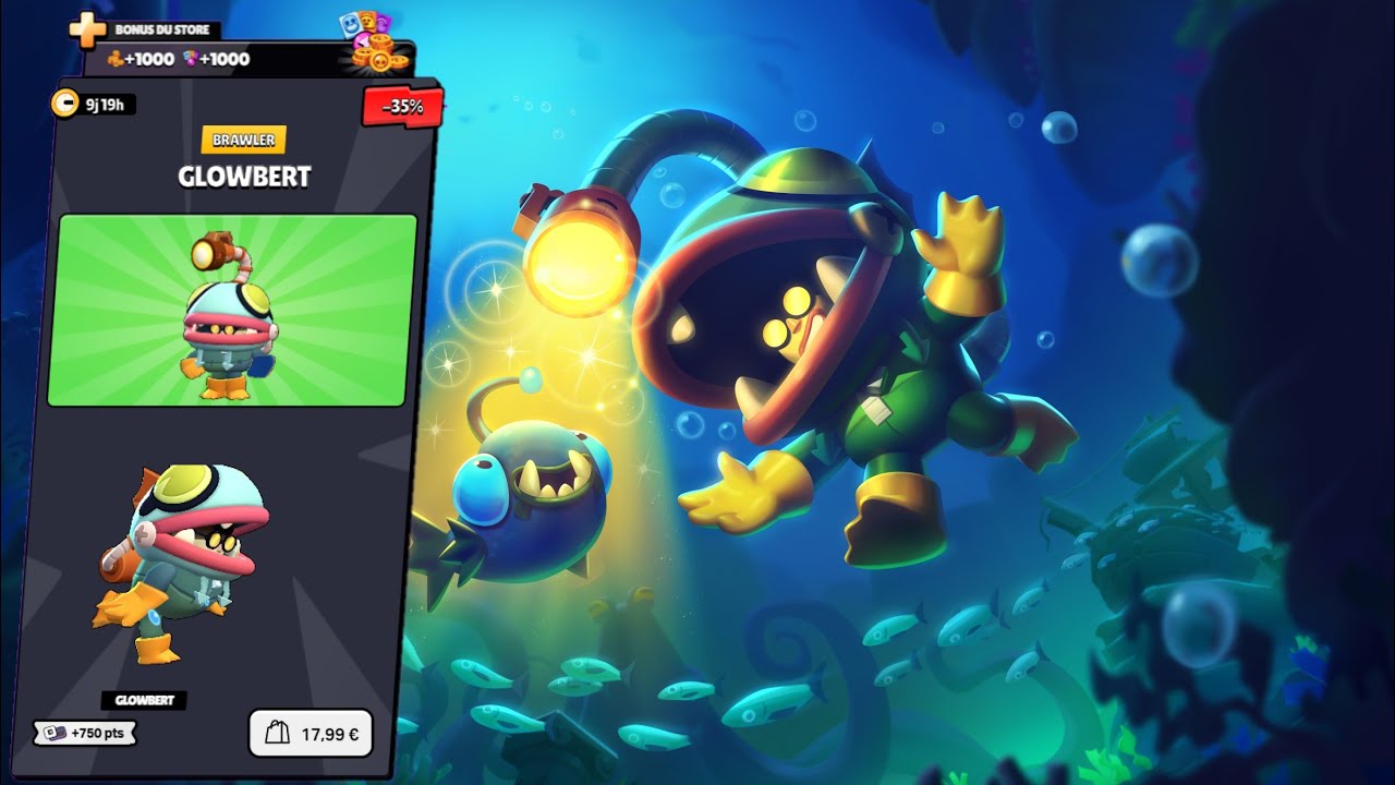 Brawl Stars je débloque et test Glowbert en accès anticipé