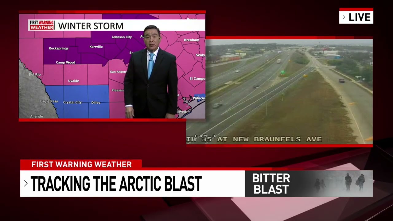 LATEST ON WEATHER | Ice Storm Warning for Hill Country, local Winter Storm Warning