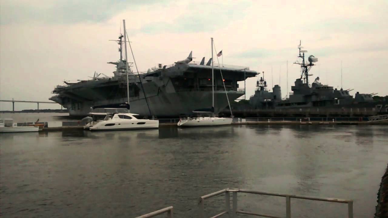 Charleston Harbor from USS Clamagore
