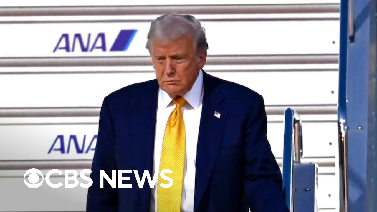 Trump lands in Asia as U.S. and China near trade deal