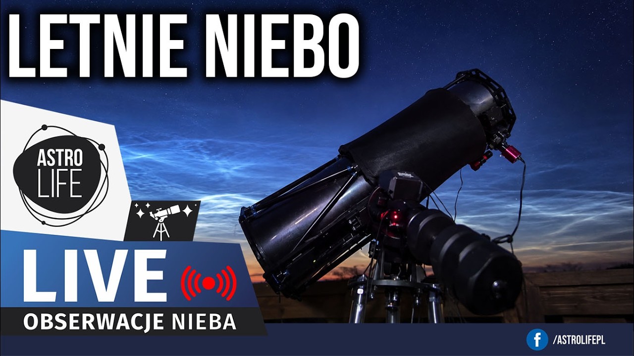 Asteroida 1997 NC1 jeszcze bliżej Ziemi. Letnie gromady i mgławice ✨ Obserwujemy nocne niebo LIVE ✨