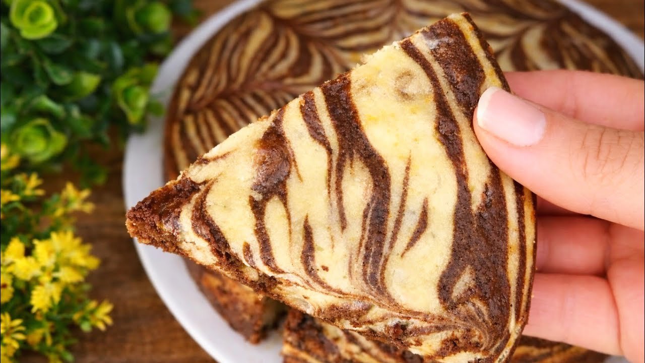 Perfect Marble Cake Recipe | Soft, Moist & Bakery Style At Home
