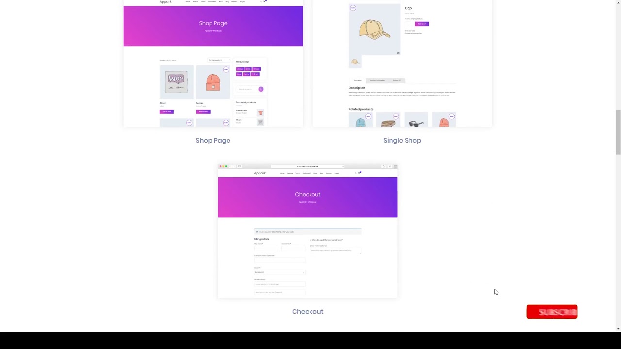 Appark - App Landing Page app store marketing Website Builder