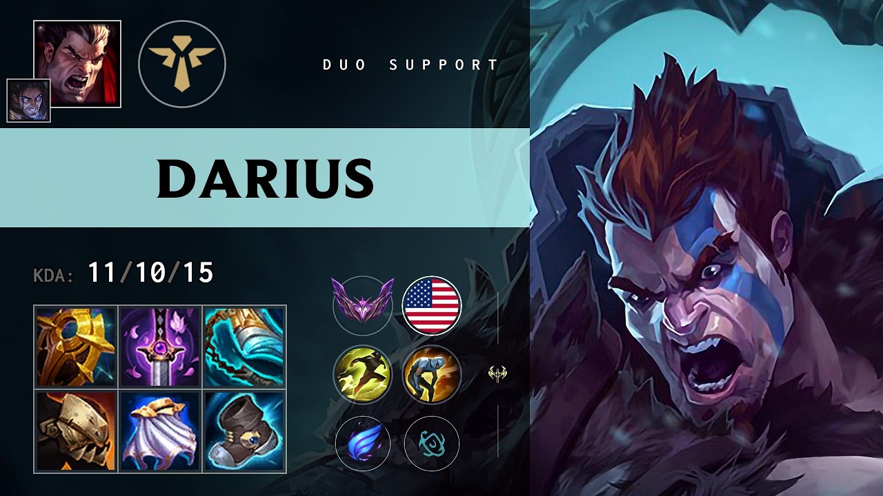 Darius Support vs Nami - NA Master Patch 26.14