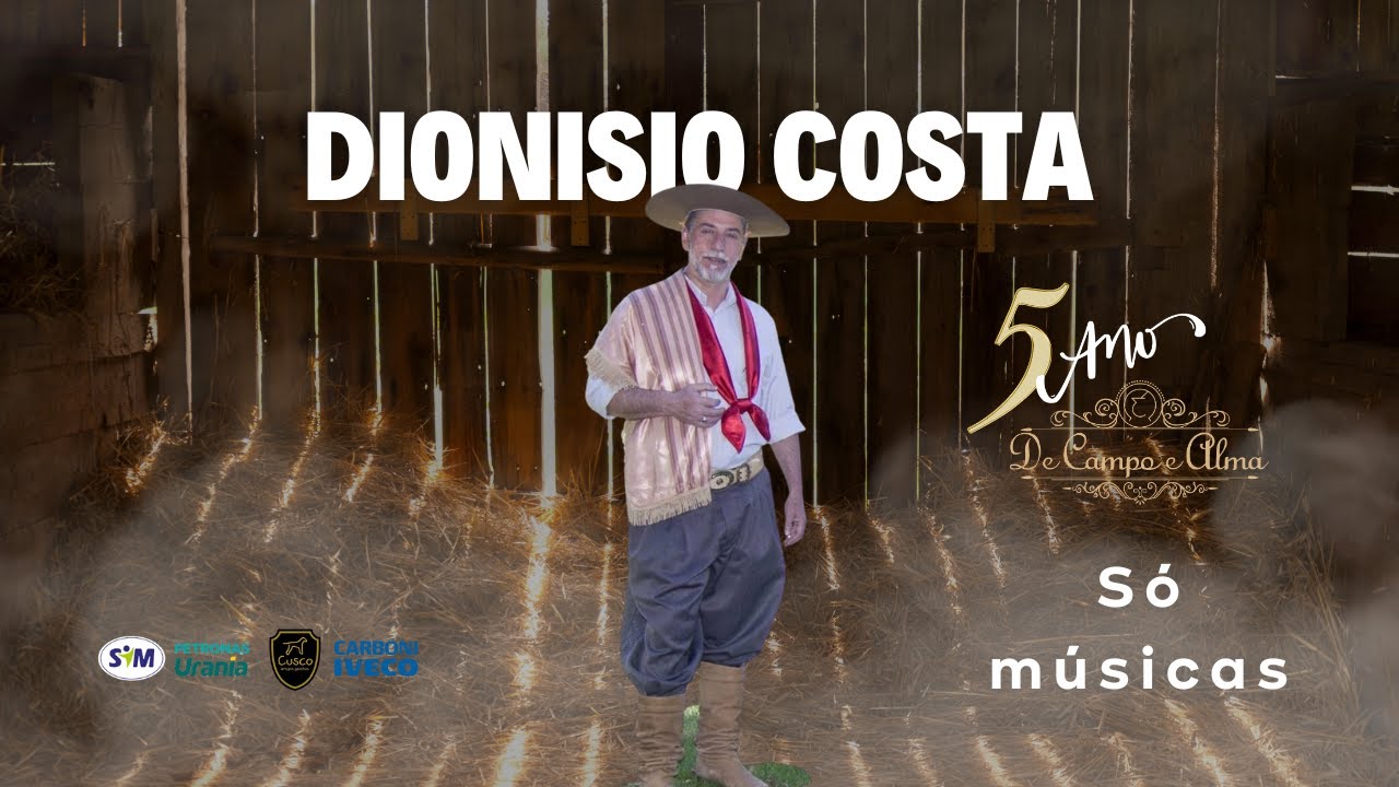 Dionísio Costa no De Campo e Alma - Só Músicas