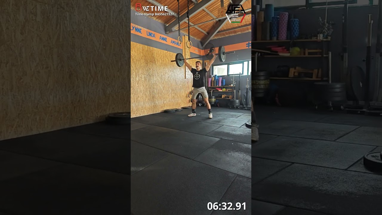 Nikos Galitis Bulgarian wod 1 master 35+