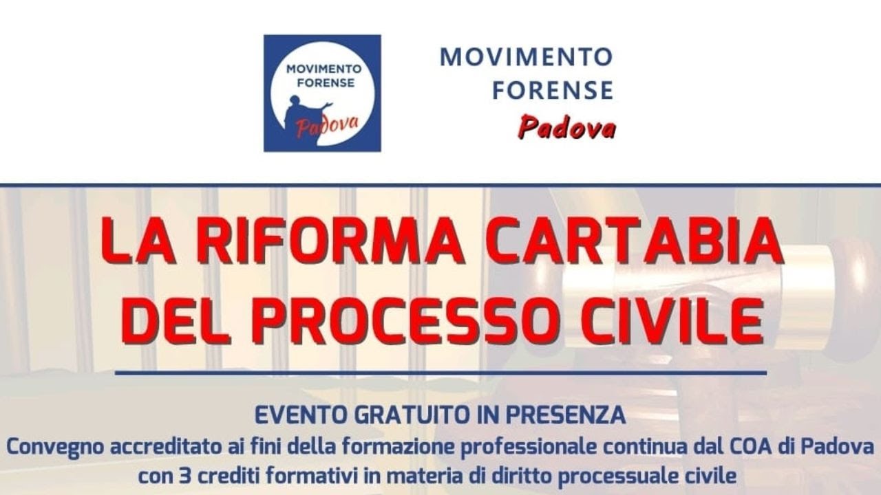 La Riforma Cartabia del Processo Civile - Il nuovo primo grado dopo la riforma
