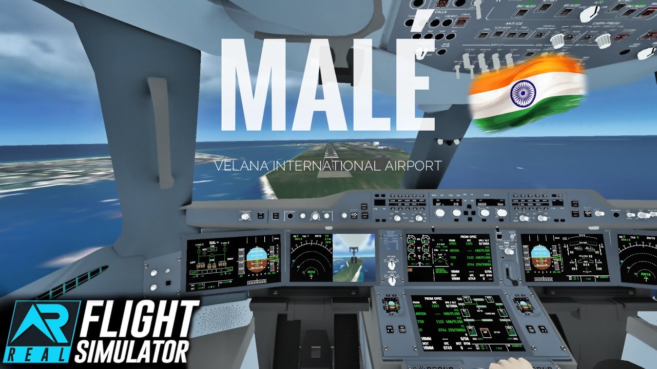 [4k] RFS- РЕАЛЬНЫЙ СИМУЛЯТОР АВИАЦИИ: МАЛЕ 🌴 | ПОСАДКА A350 SINGAPORE AIRLINES #rfs #landing #a359