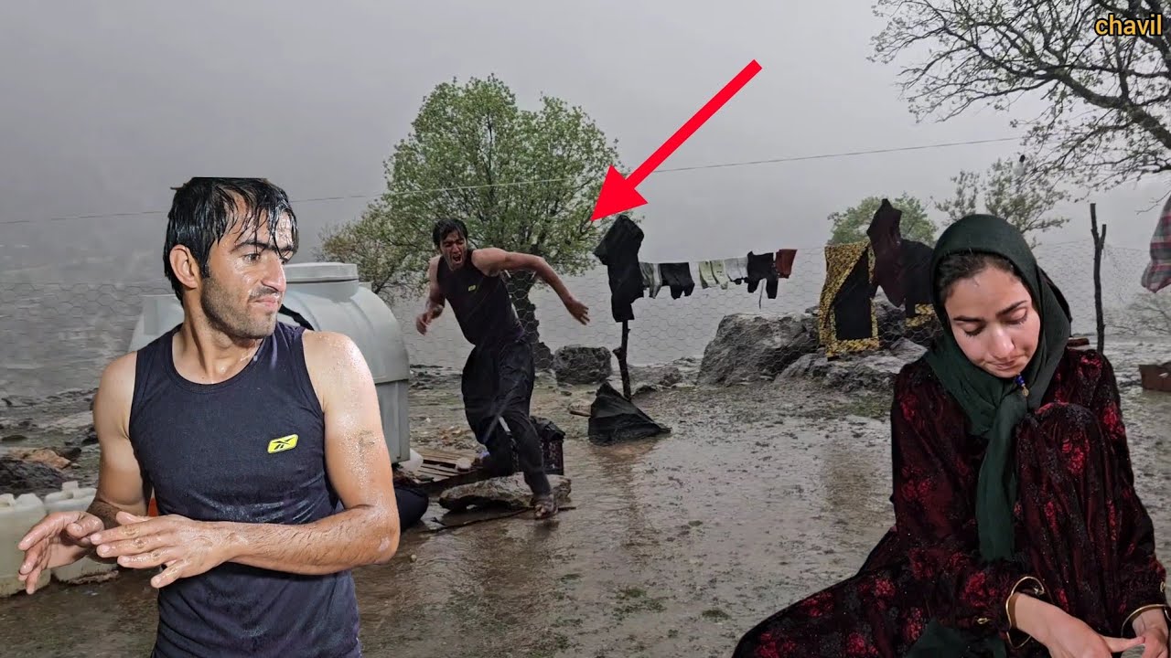🌧️Heavy Rain in the Mountains | Chavil Family Worried About Their Roof 🌧️⛰️🏡