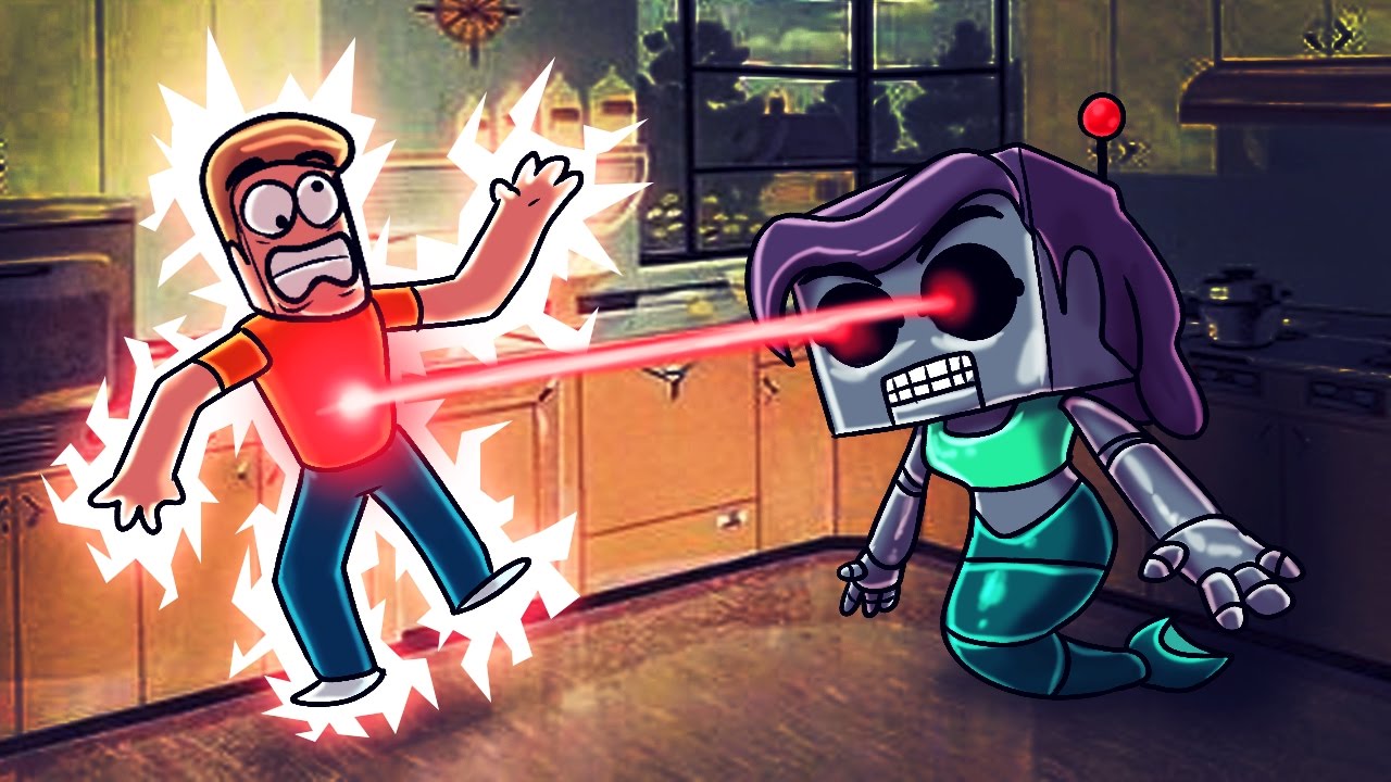 Minecraft | Who's Your Daddy? Robo Mom TURNS EVIL! (Secret Robot Wife)