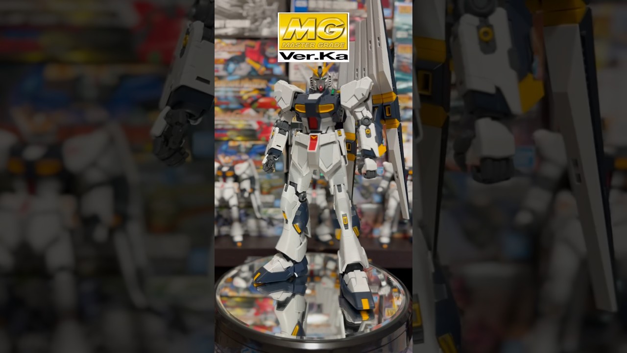 Nu Gundam Gunpla comparison #gunpla #gunplabuilder #anime #models #nugundam