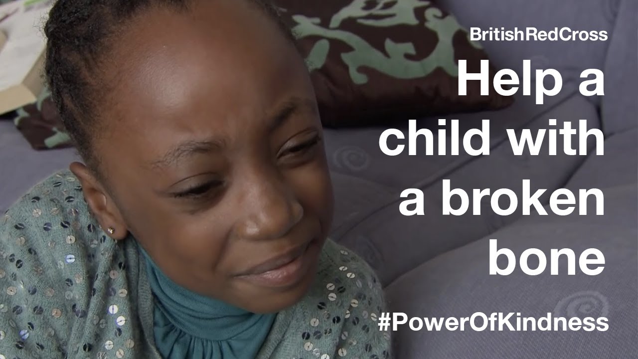 Help a child with a broken bone #FirstAid #PowerofKindness