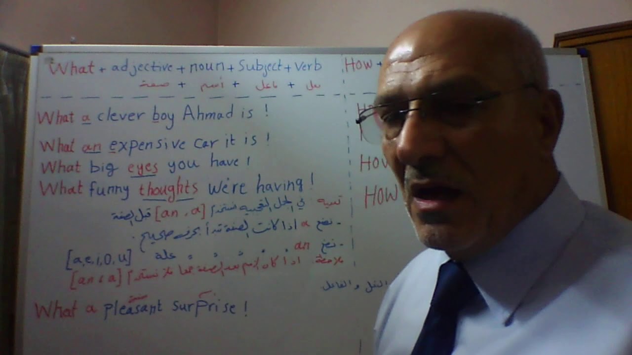 الجمل التعجبيه باللغة الانكليزية