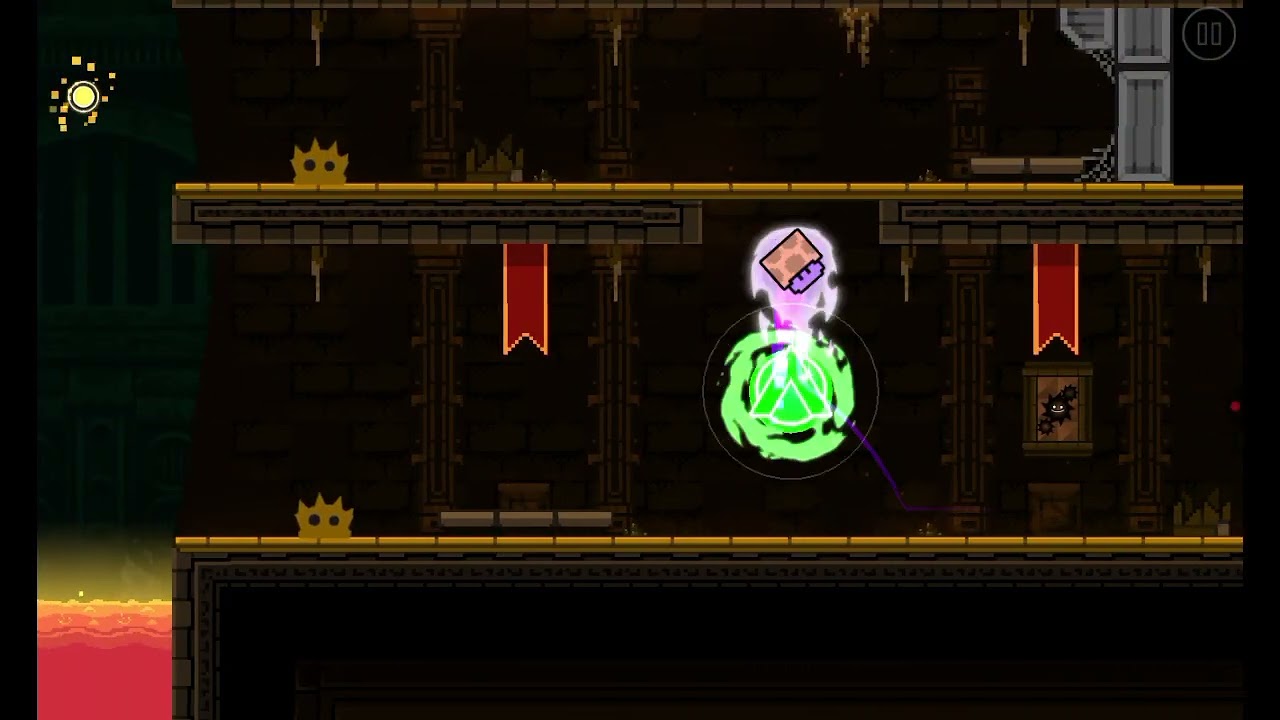 Dark Dungeon In Geometry Dash 1 Coin