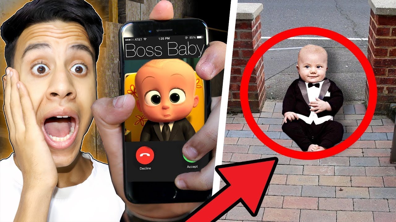 مصيبة الطفل الشرير اتصل عليا و هددنني بالموت 😱📞 !!Calling The Boss Baby
