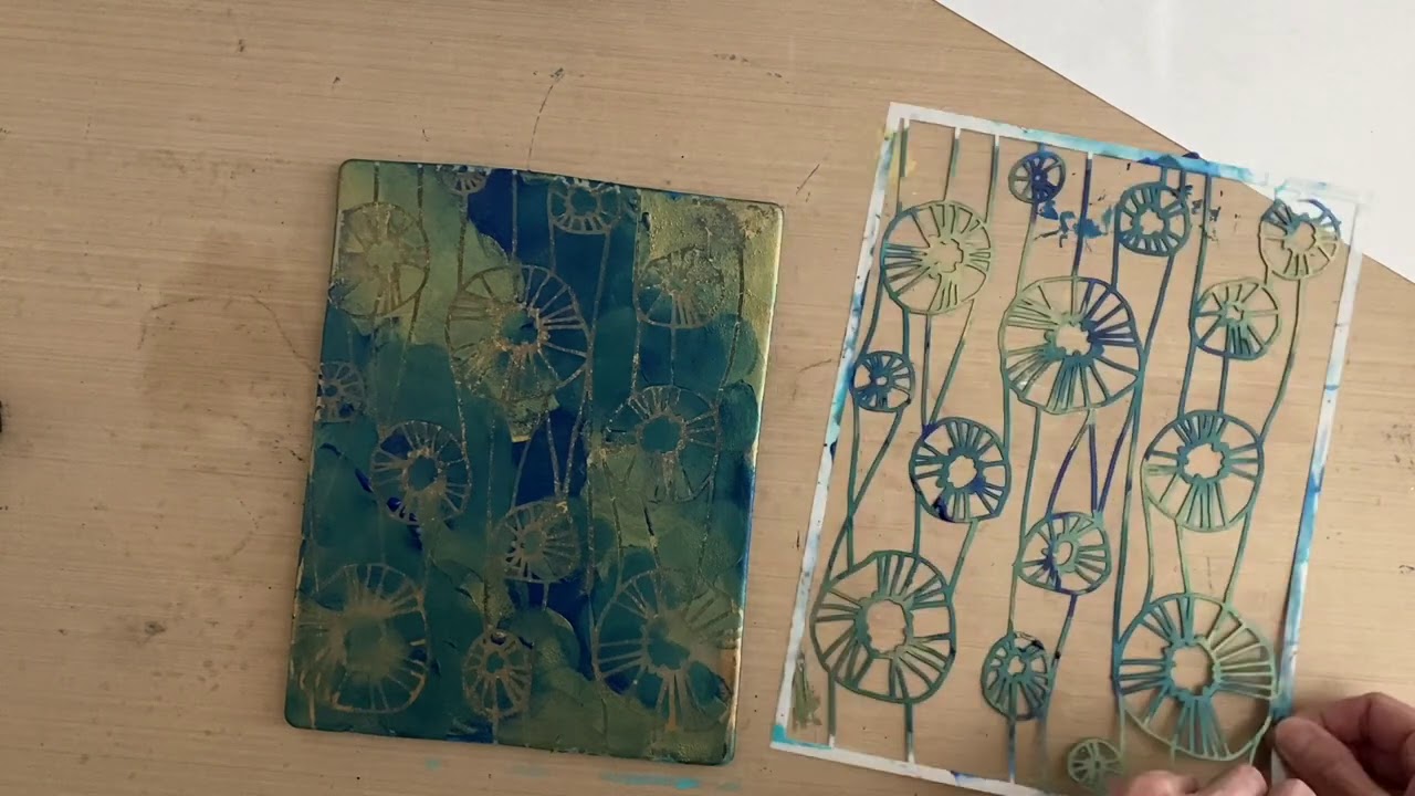 Soft and Watery Gel Prints–Tutorial Tidbits