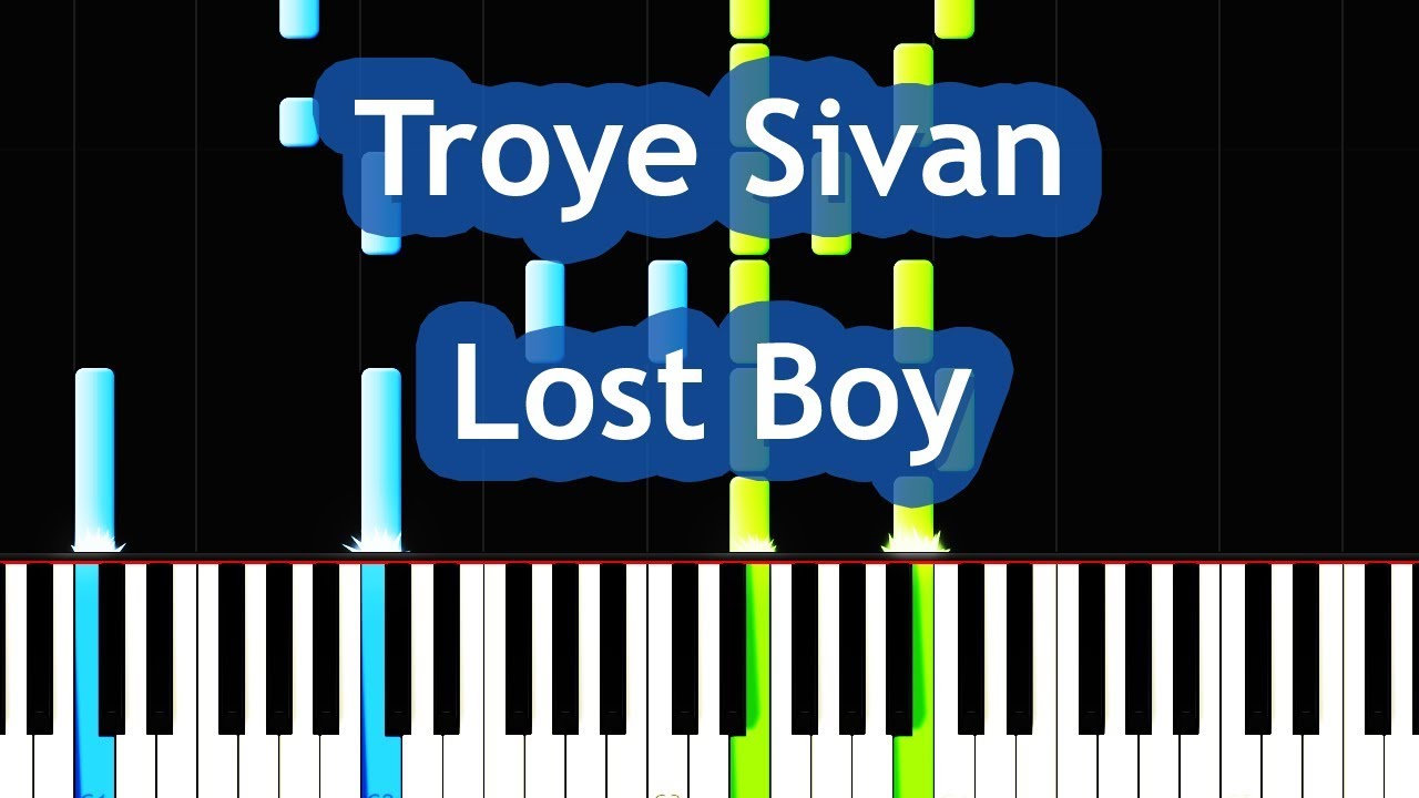 Troye Sivan - Lost Boy Piano Tutorial