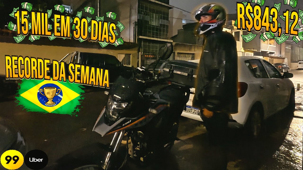 ÉPICO, Uber e 99 moto no extremo do extremo, RECORDE DA SEMANA. ENRIQUECENDO COM APPS (EP. 6)