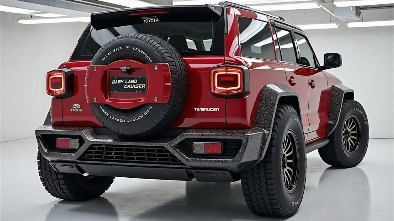 2026 Toyota Baby Land Cruiser – The Red Compact Off-Road Beast Is Here!