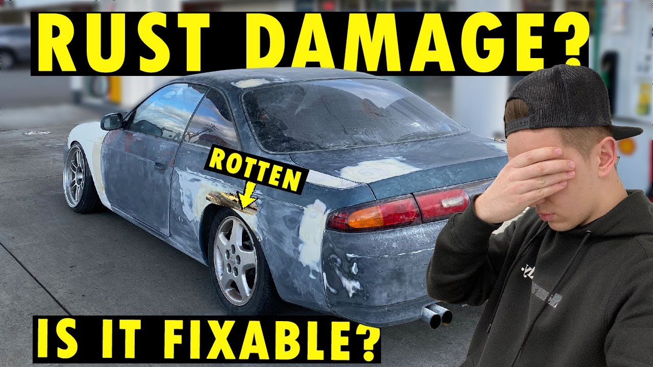 Finding RUST Damage On My S14 *QUICK REPAIR*
