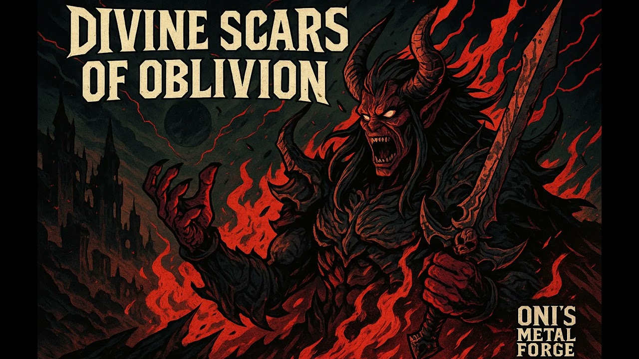 Divine Scars of Oblivion | Symphonic Blackened Deathcore Cataclysm (Official Track) 💀🔥🌑⚡🩸