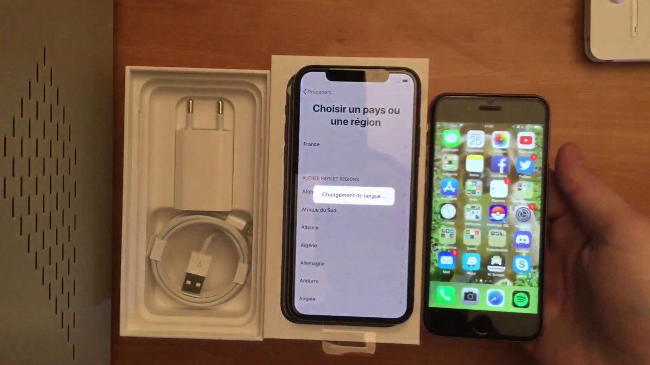 Unboxing de l’iPhone X 64Go