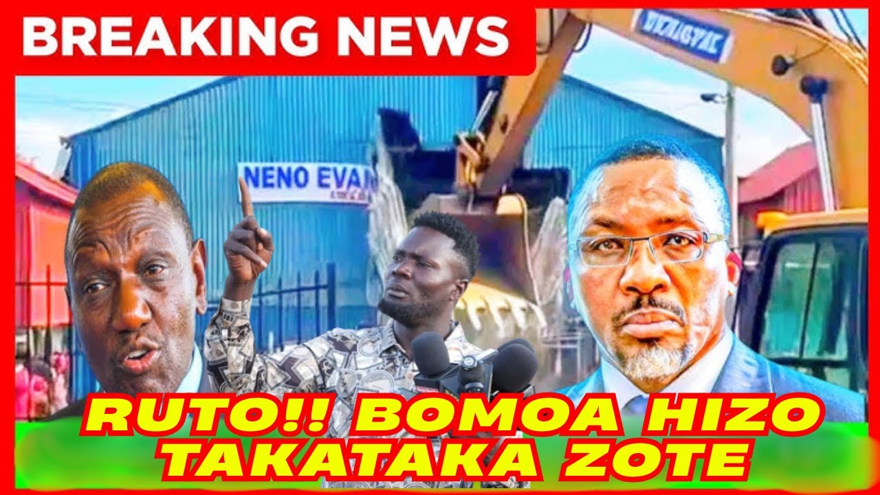 🚨KIMEUMANA🚨🚨Shock as Omosh One Hour Reacts to Mukuru Kwa Njenga Demolitions