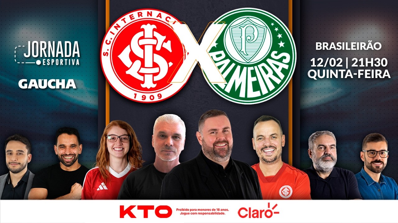 INTER x PALEMEIRAS | BRASILEIRÃO | JORNADA DIGITAL | 12/02/2026