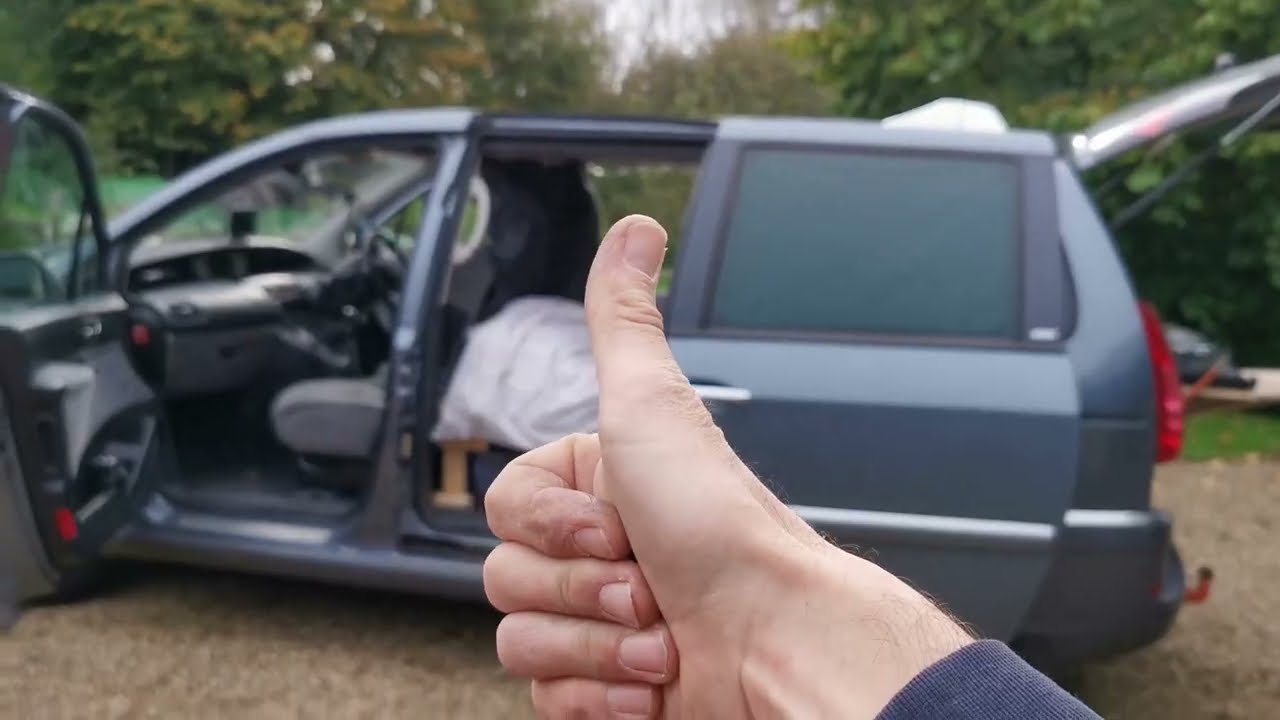 THE BACON BUS - micro camper on a budget - overview WALK AROUND - Peugeot 807 HDi