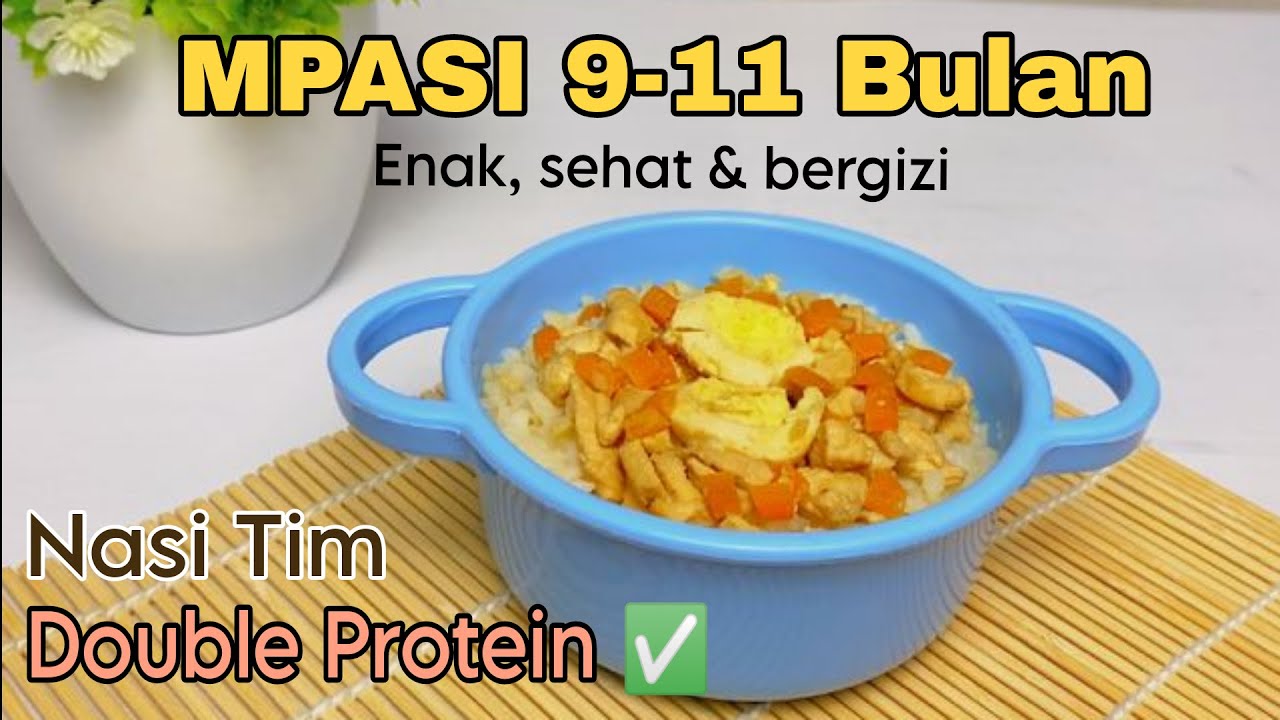 RESEP MPASI 10 BULAN ANTI GTM | MPASI NASI TIM 9-11 BULAN