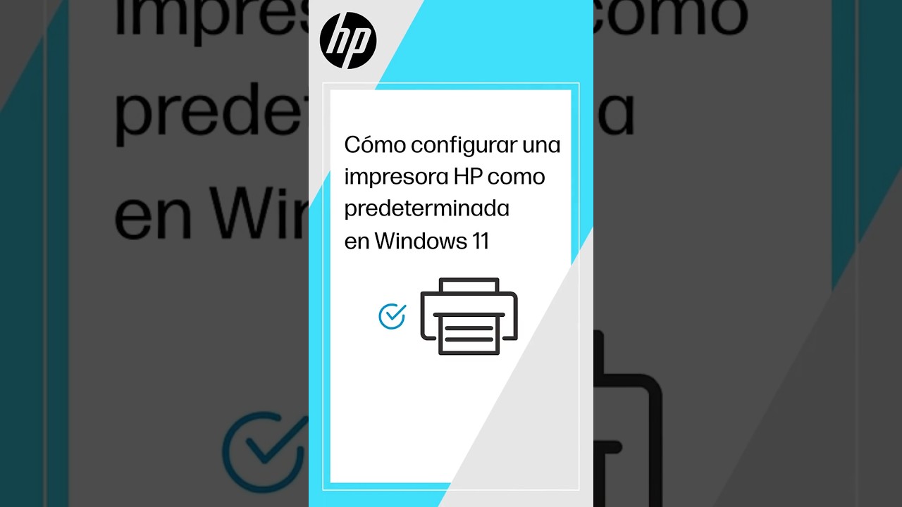C&oacute;mo configurar una impresora HP como predeterminada en Windows 11 | HP Support