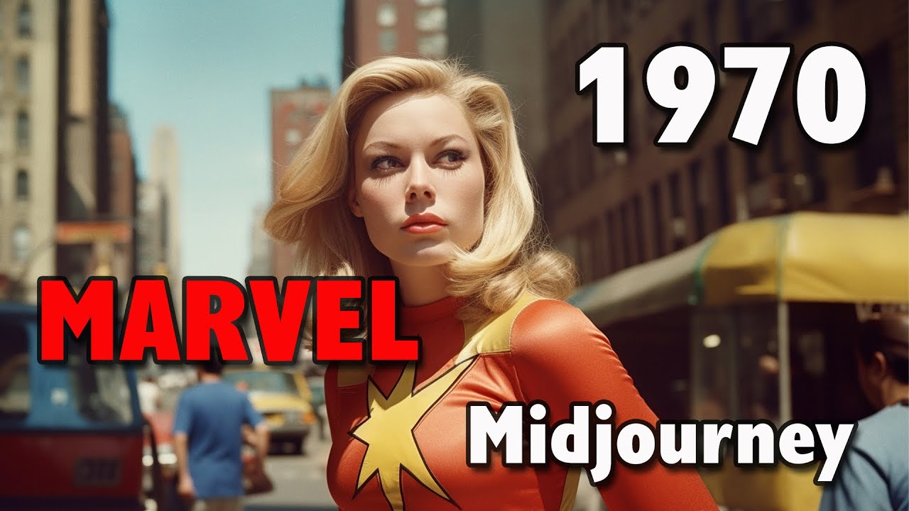 MARVEL Heroes in 1970 - AI Midjourney