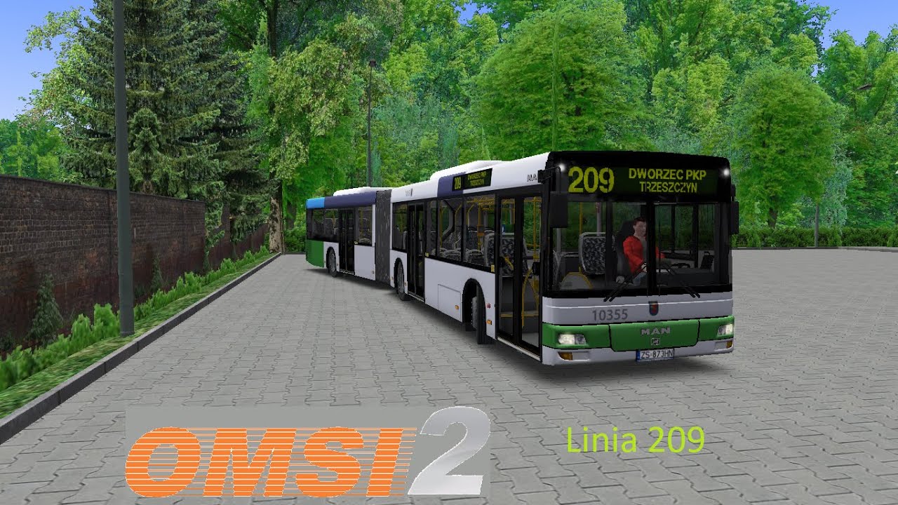 OMSI 2 - Fikcyjny Szczecin by ReMi Mod 1.11 - Linia 209 - MAN NG313